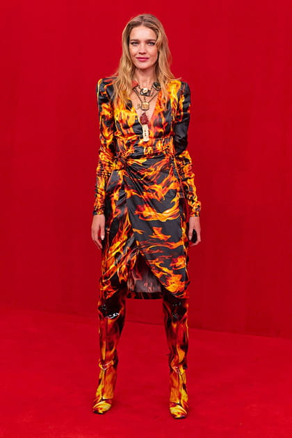 Natalia Vodianova au d&eacute;fil&eacute; Balenciaga