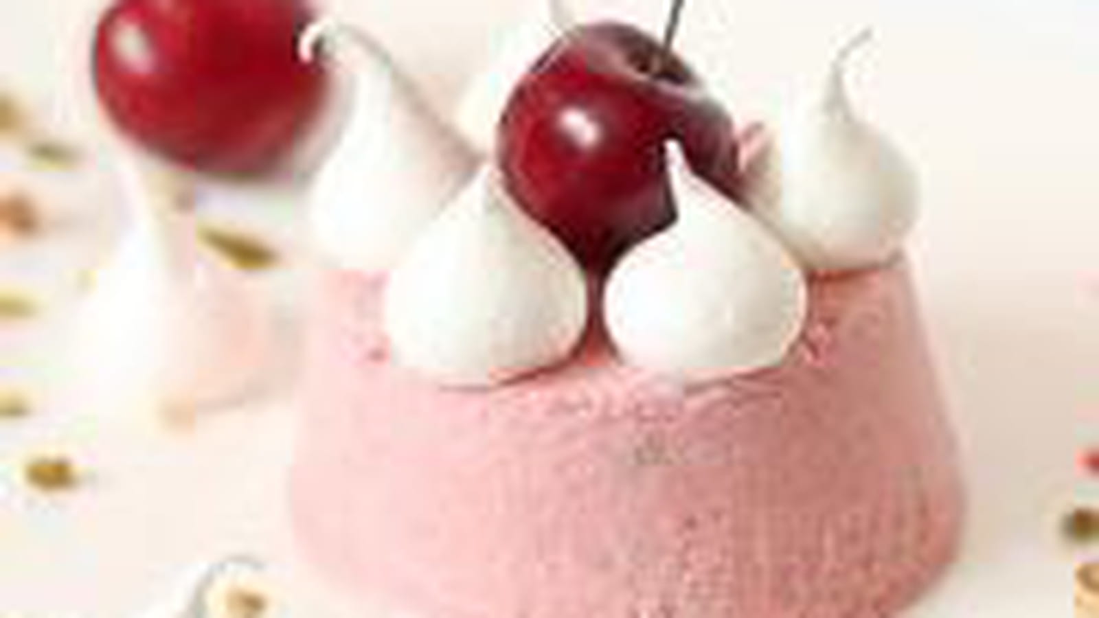 Parfait glacé aux cerises