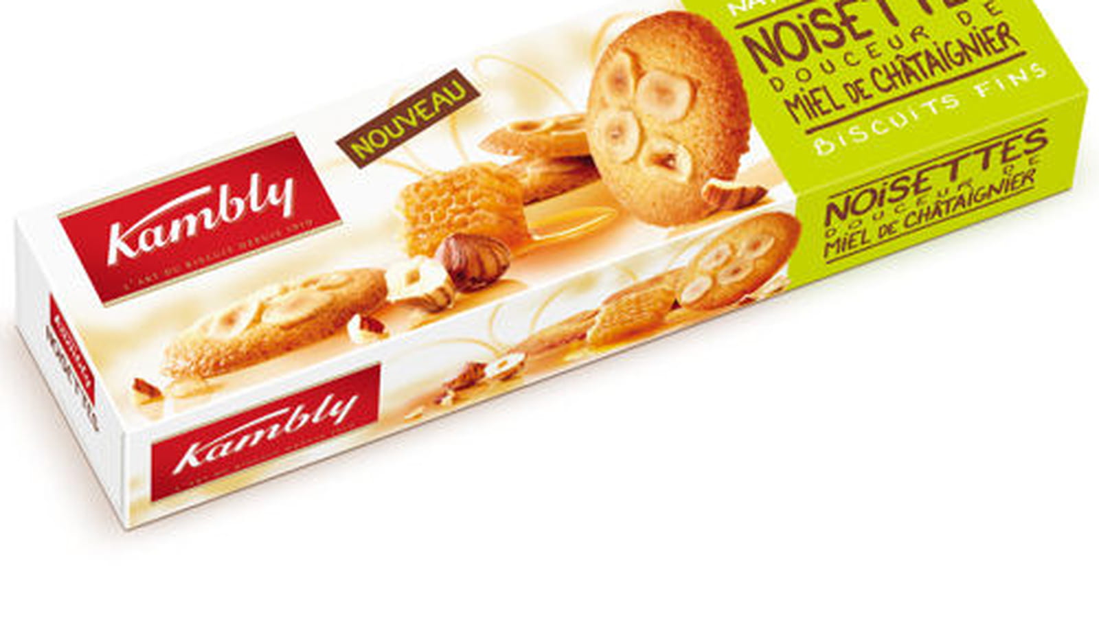 Biscuit Noisettes douceur de miel de châtaignier de Kambly