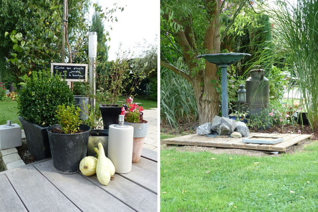 Détails déco au jardin