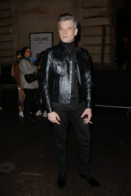 Benjamin Biolay au défilé Celine