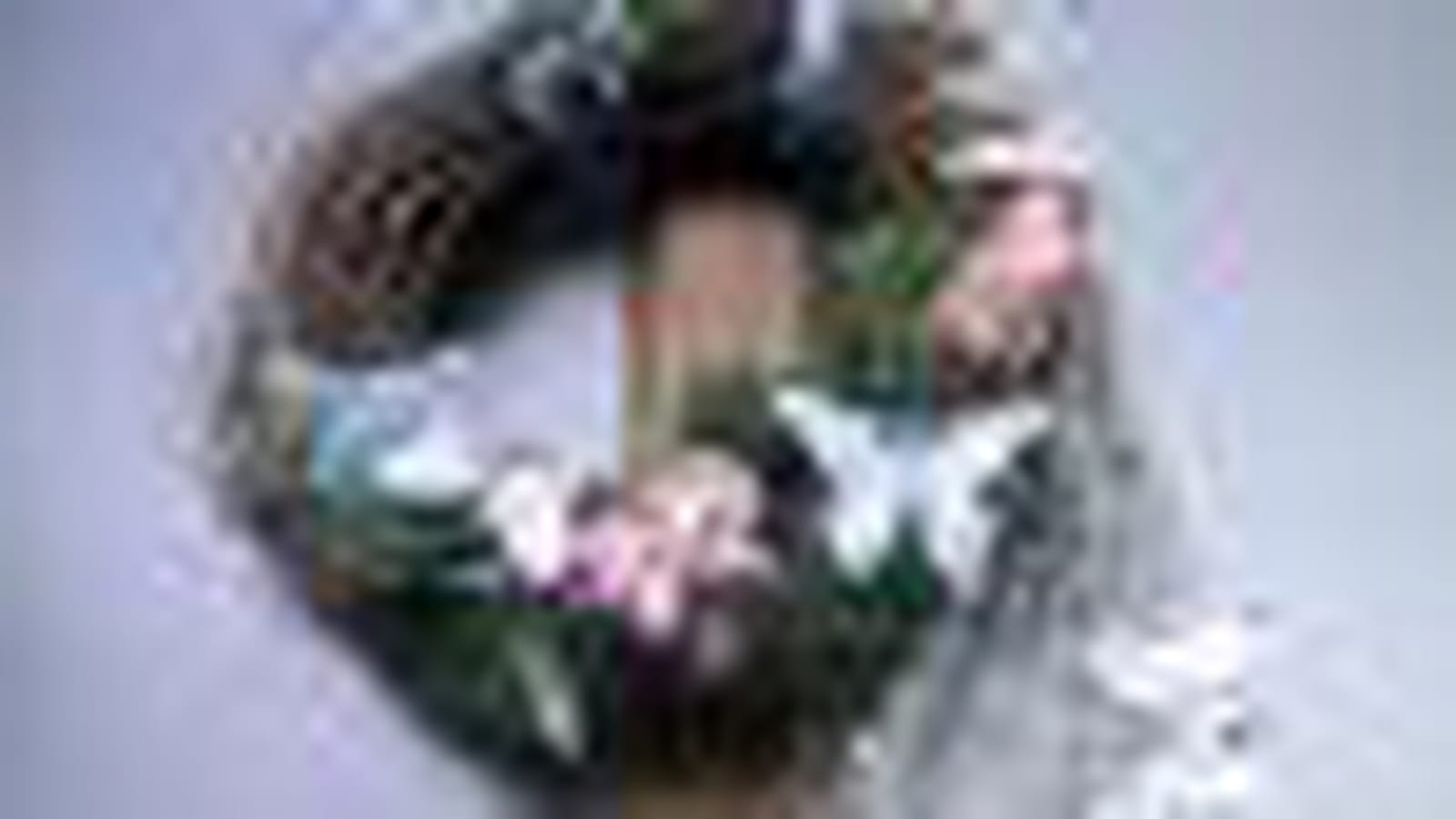 Couronne aux papillons