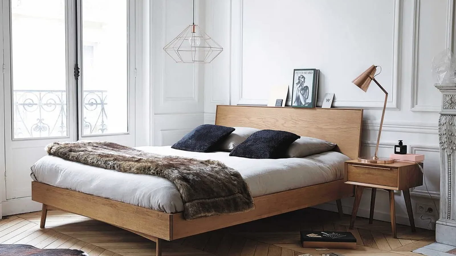 Un lit en chêne