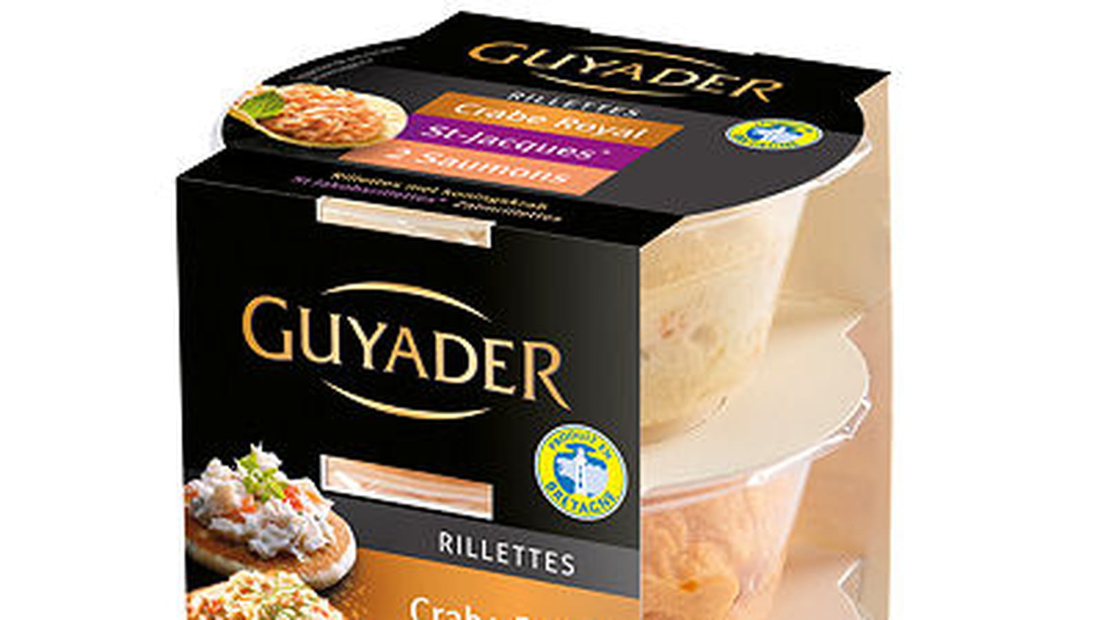 Trio de rillettes de la mer festives Guyader 