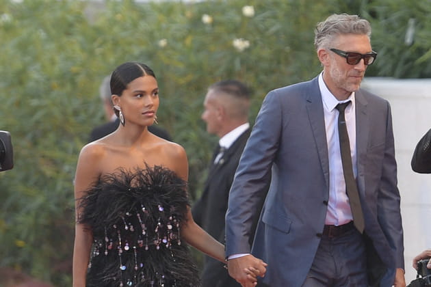 Tina Kunakey et Vincent Cassel&nbsp;: dolce vita &agrave; Venise, ao&ucirc;t 2019