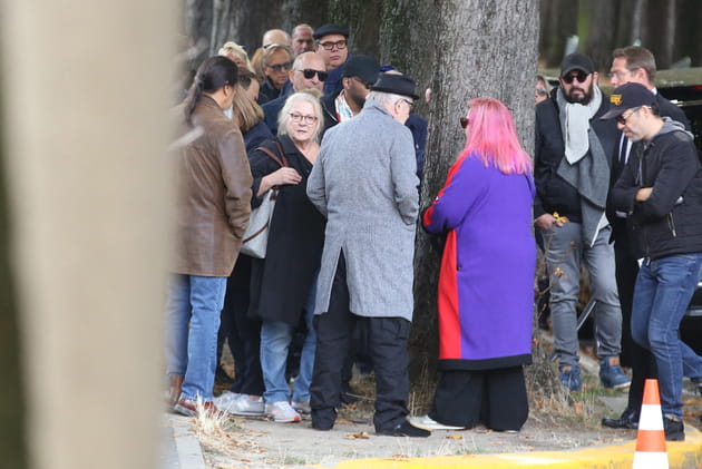 Josiane Balasko et Marilou Berry aux obs&egrave;ques de Philippe Berry