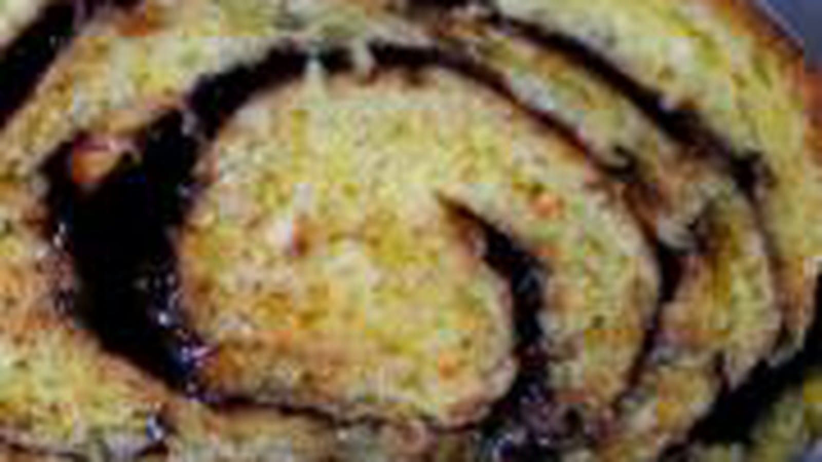 Brioche roulée potimarron et chocolat