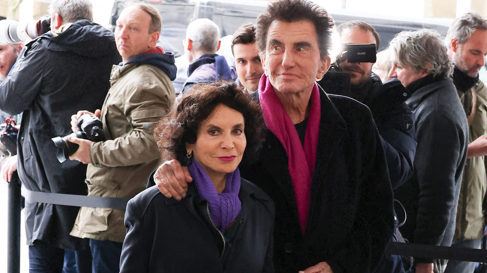 Jack Lang et son épouse Monique