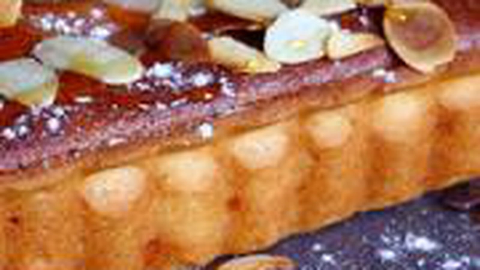 Tarte amandine aux poires