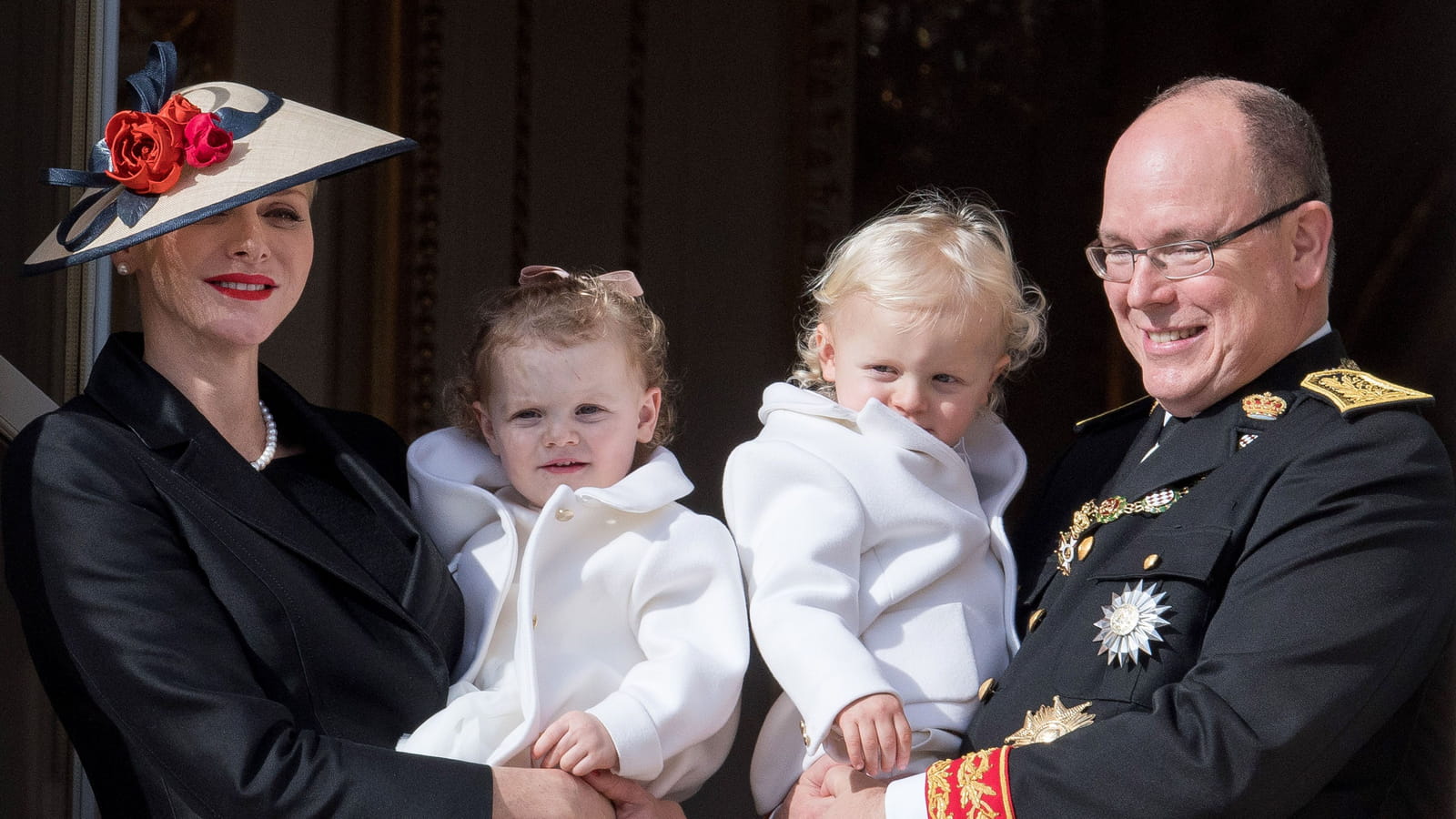 Charlène de Monaco et le prince Albert II de Monaco et Jacques et Gabriella 