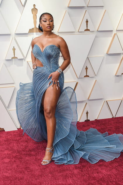 Meghan Thee Stallion en robe Gaurav Gupta