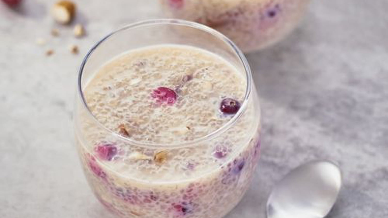 Crème dessert végane tapioca Tipiak au lait de sarrasin, canneberges et amandes