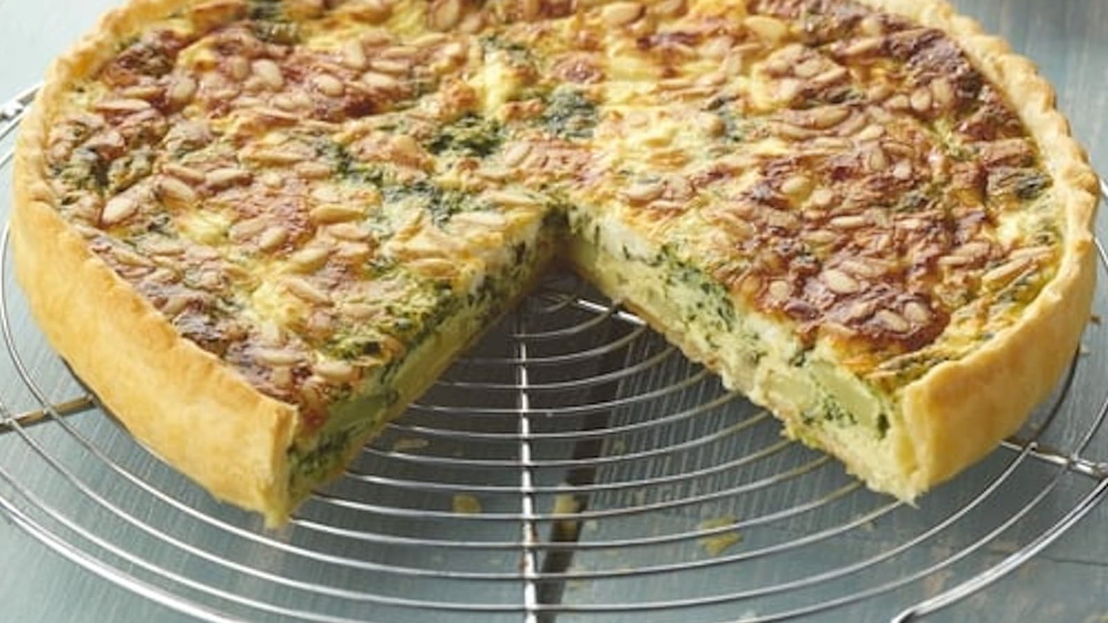 Tarte épinards-pommes de terre