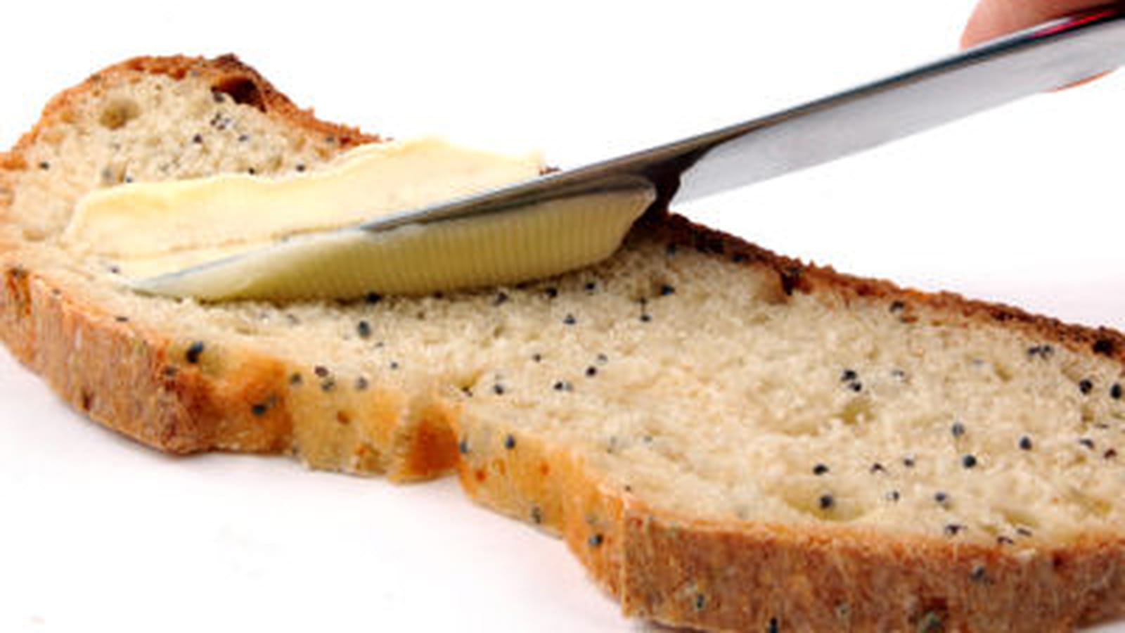 Pain grillé et beurré