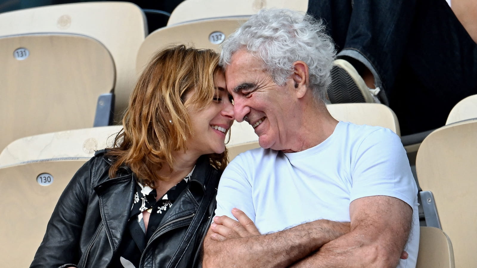Raymond Domenech et sa compagne
