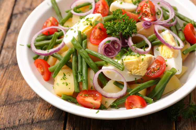 Salade Pommes De Terre Haricots Verts Lardons cuisine.journaldesfemmes.fr