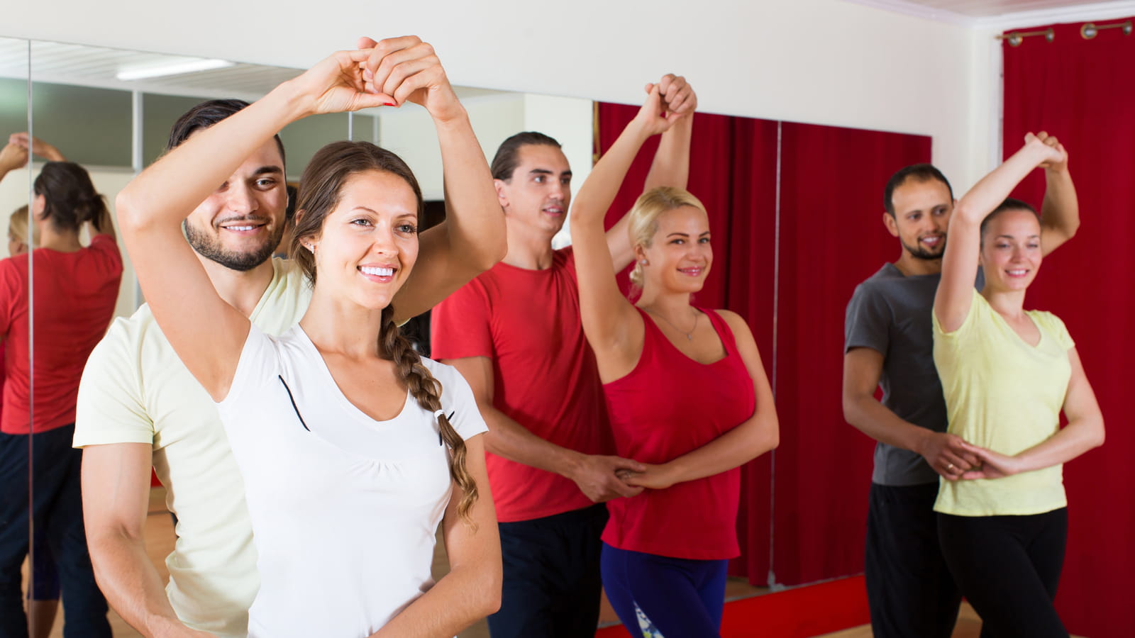 Un cours de danse de couple