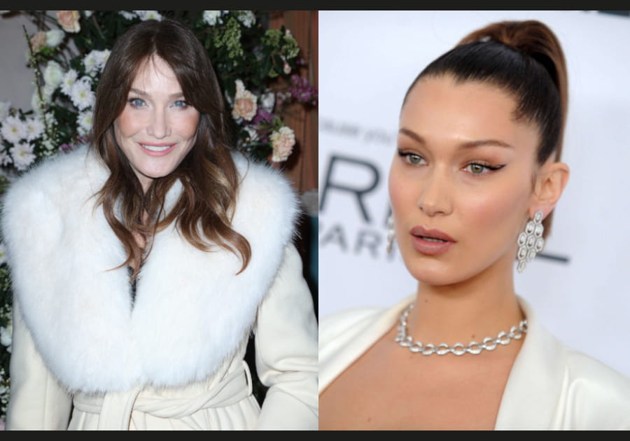 Carla Bruni et Bella Hadid
