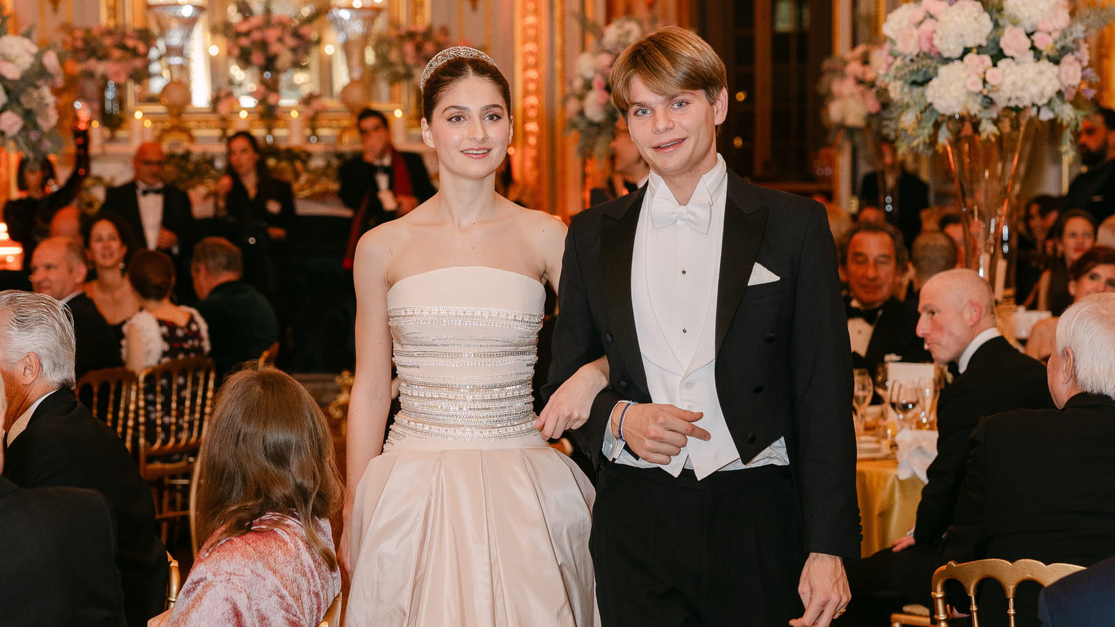 La princesse Isabelle d'Orléans et le prince Constantin d'Orléans