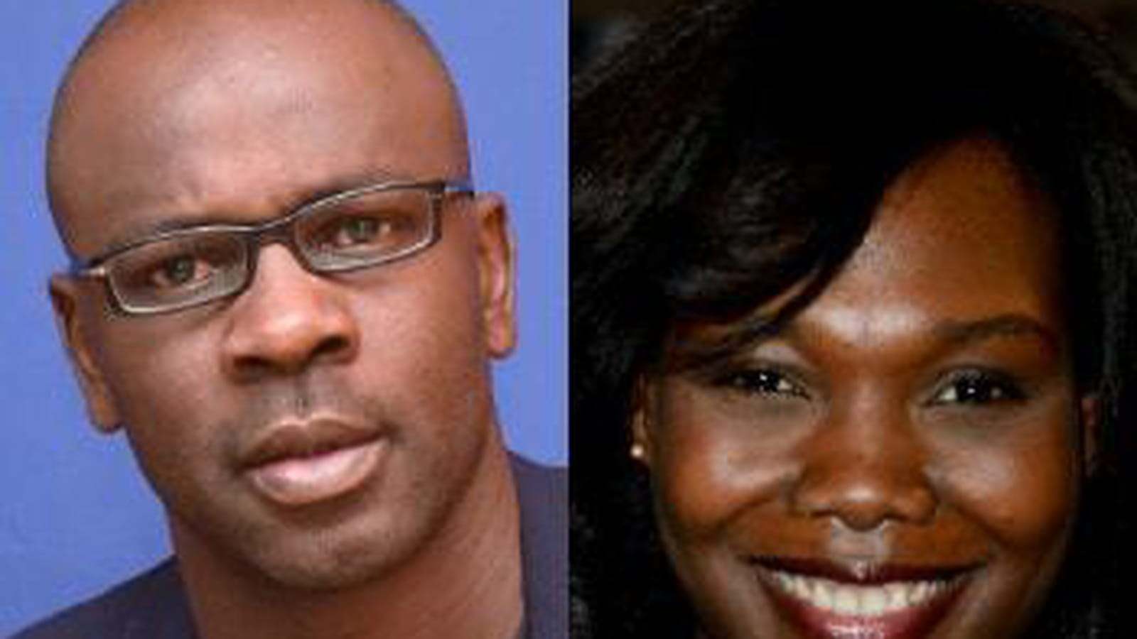Lilian Thuram et Kareen Guiock
