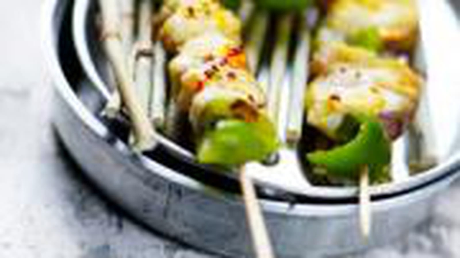 Brochettes de poissons