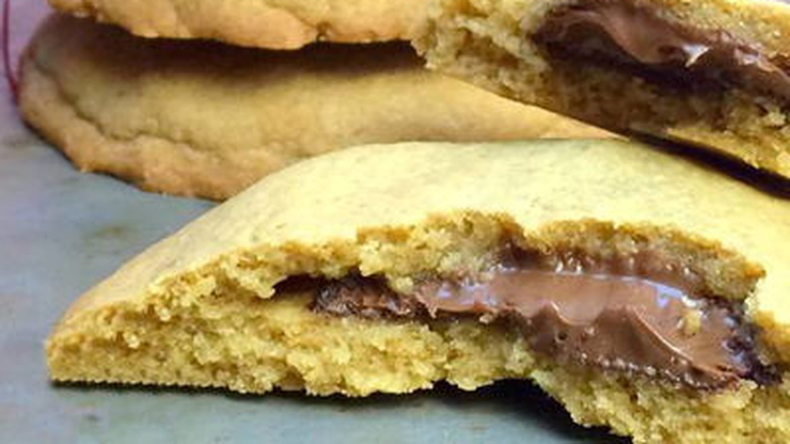 Cookies fourrés à la pâte tartiner
