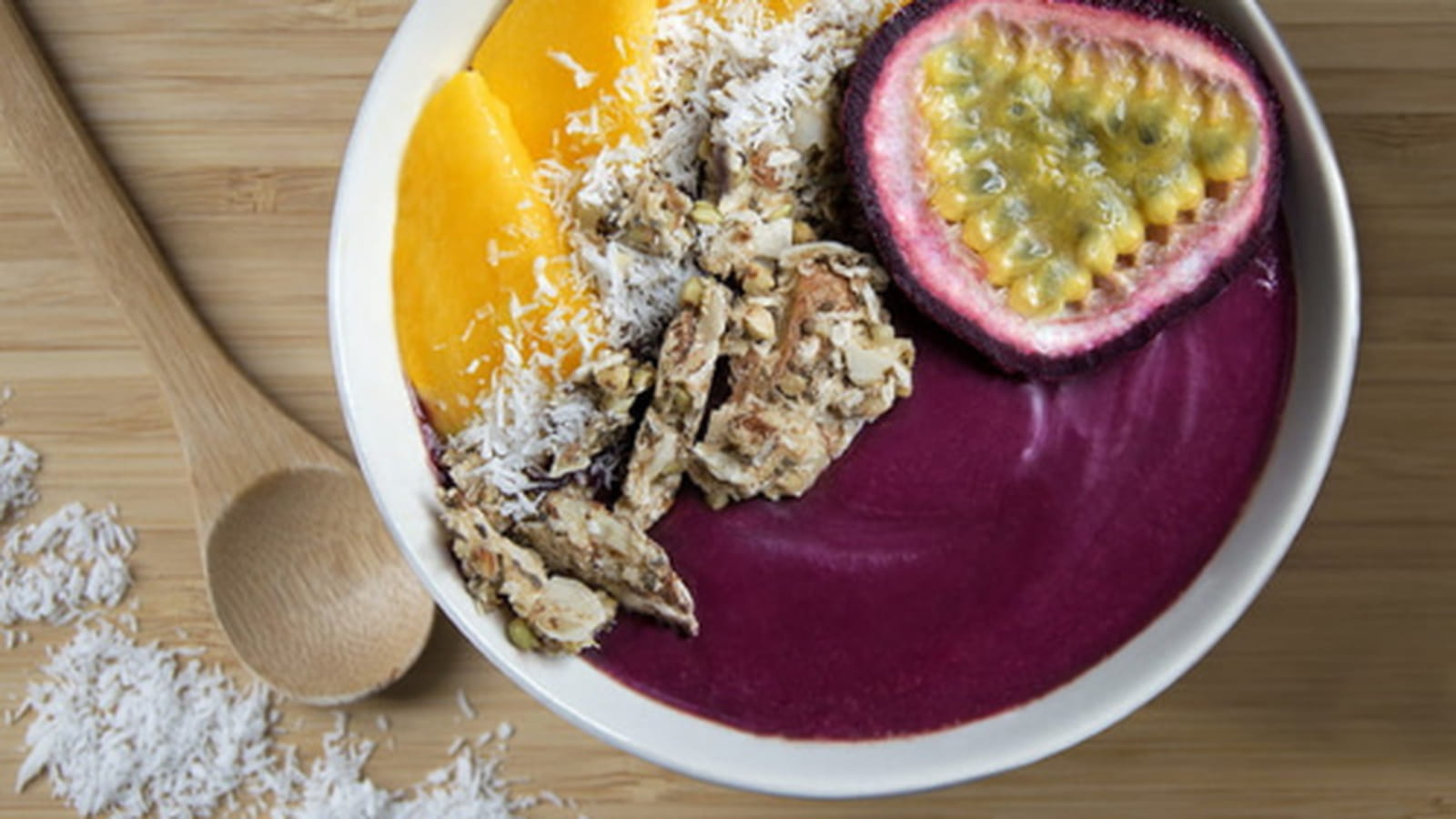 Acai bowl mangue passion