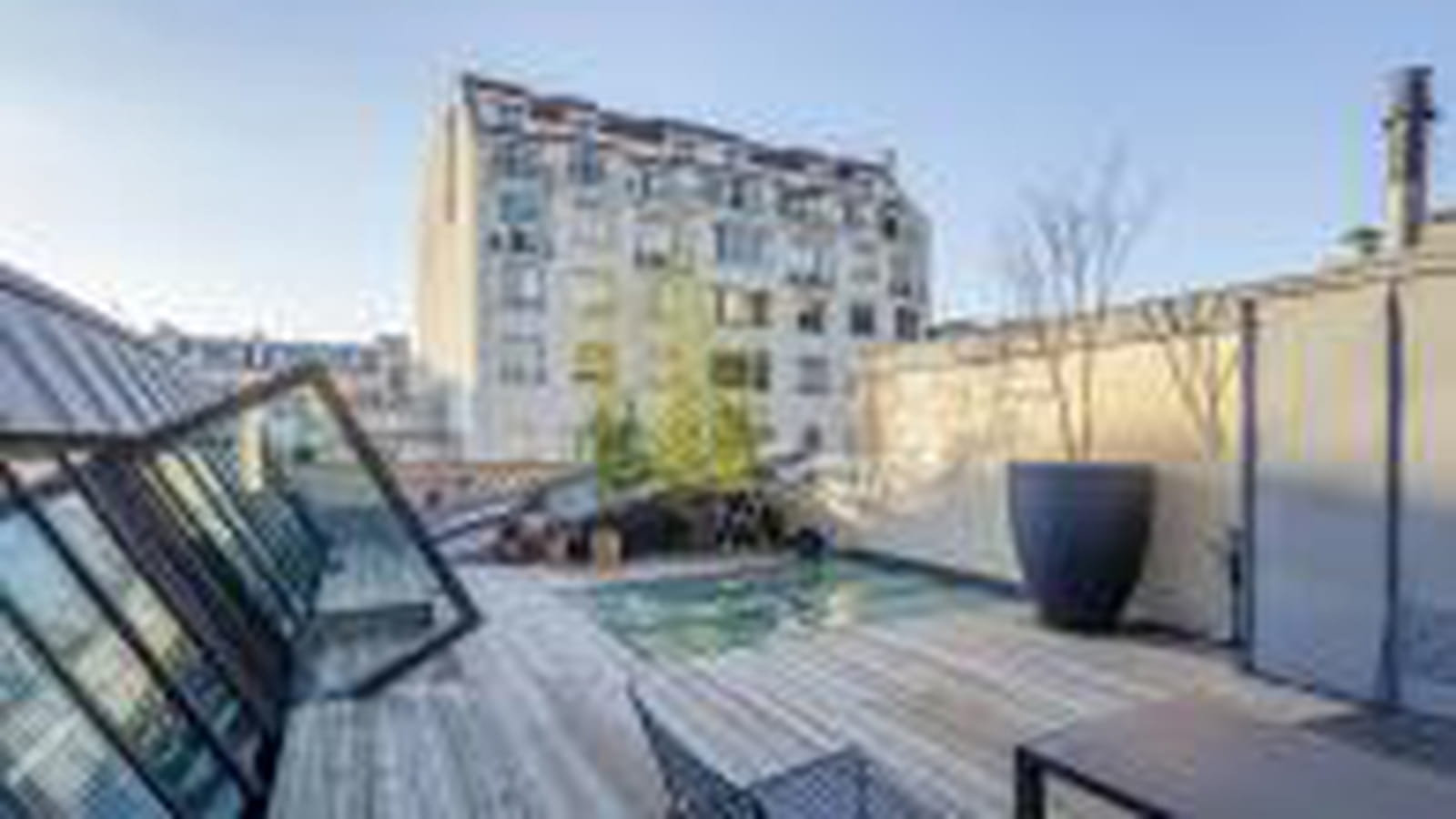 Terrasse sur le toit
