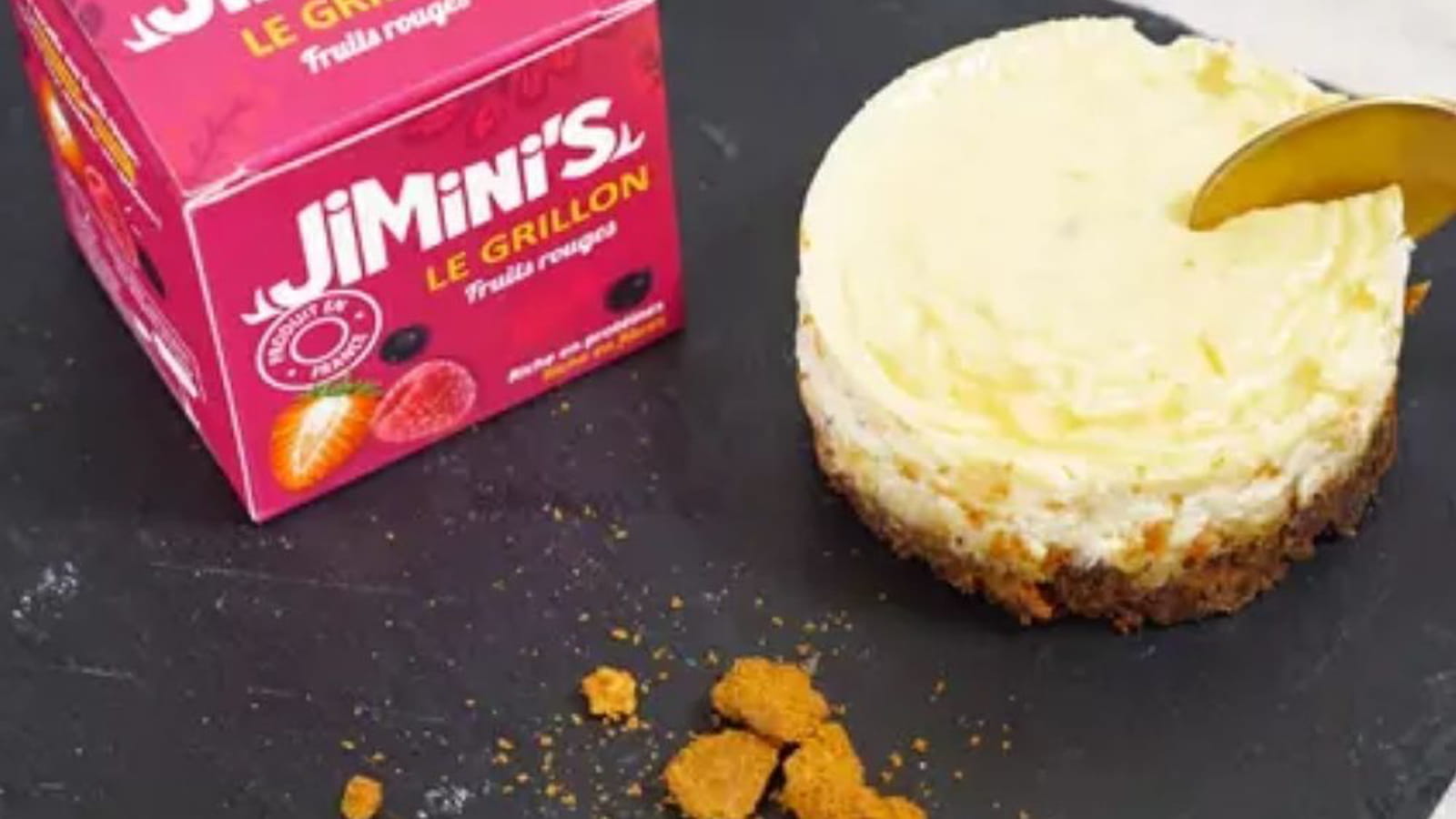 Mini cheesecake & ses grillons aux fruits rouges