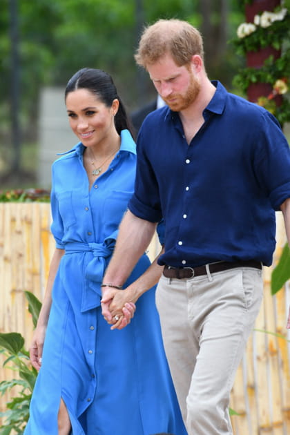 Meghan Markle et sa robe-combinaison