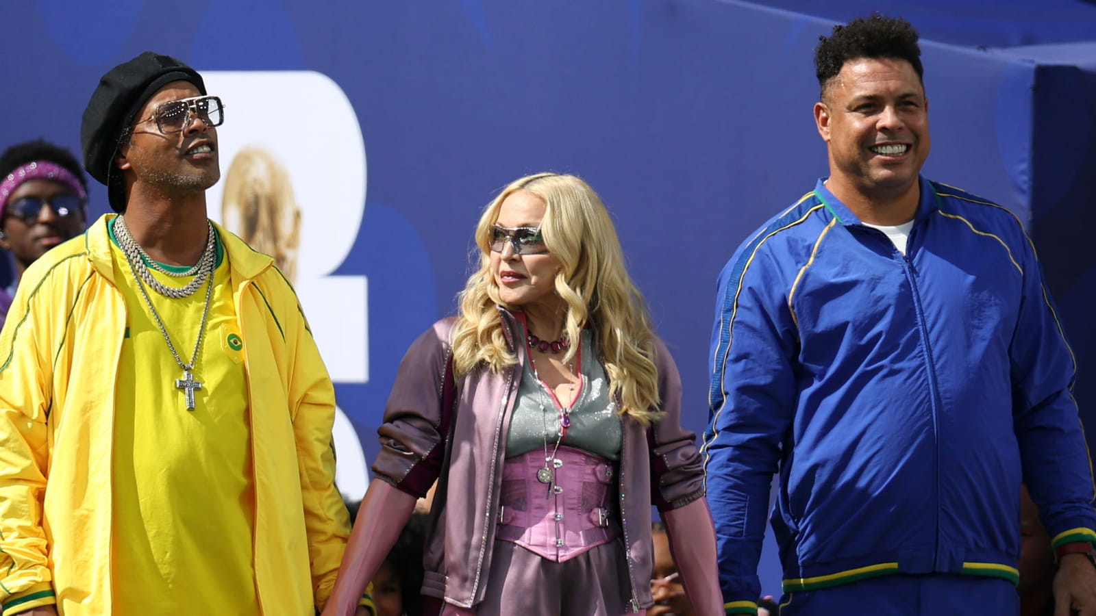 Madonna, Ronaldinho et Ronaldo