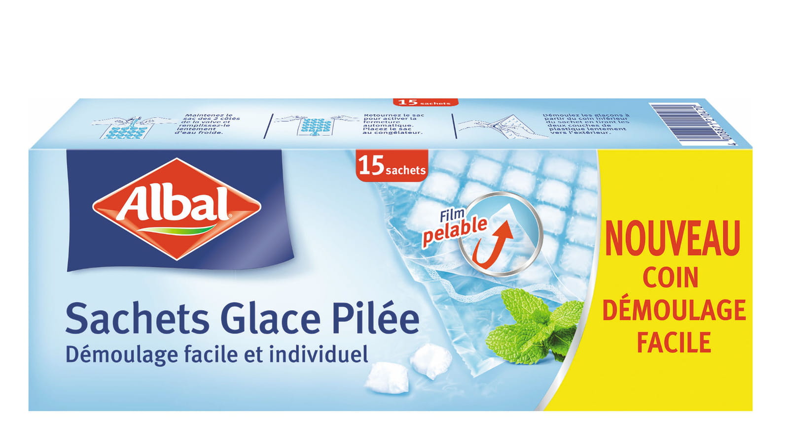 Les sachets Glace Pilée