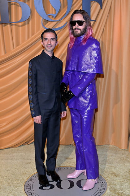 Imran Amed et Jared Leto au gala BoF500