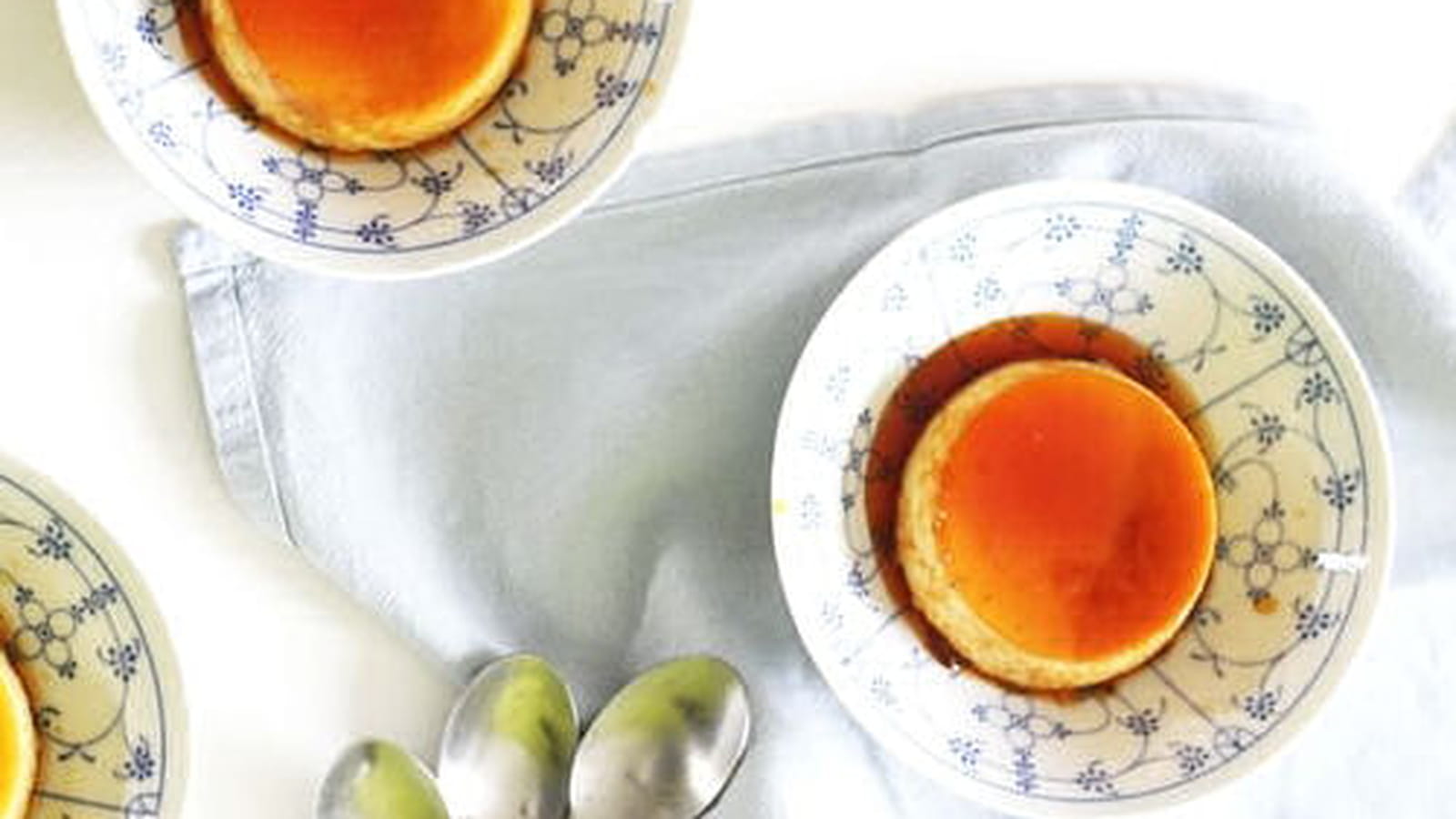 Crèmes onctueuses au caramel