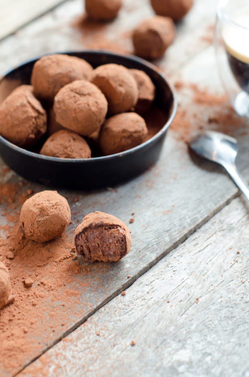 Truffes en chocolat