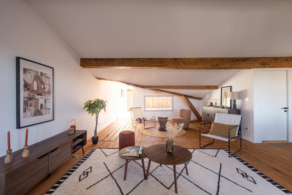 Apr&egrave;s&nbsp;: un coin salon douillet et plein de charme