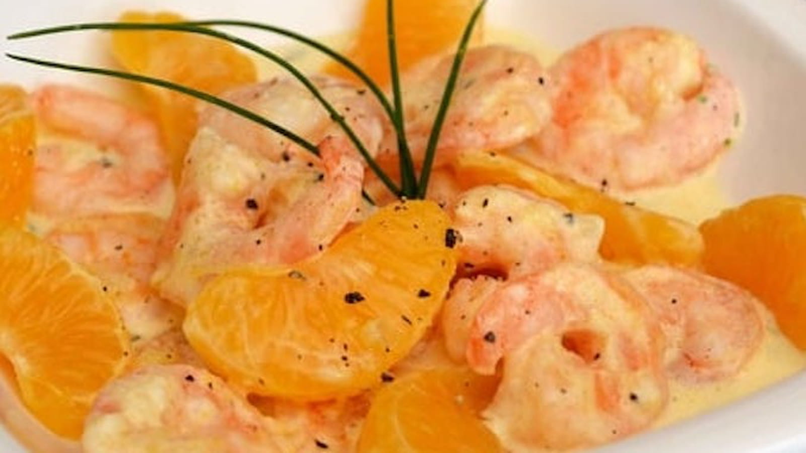 Scampis aux mandarines