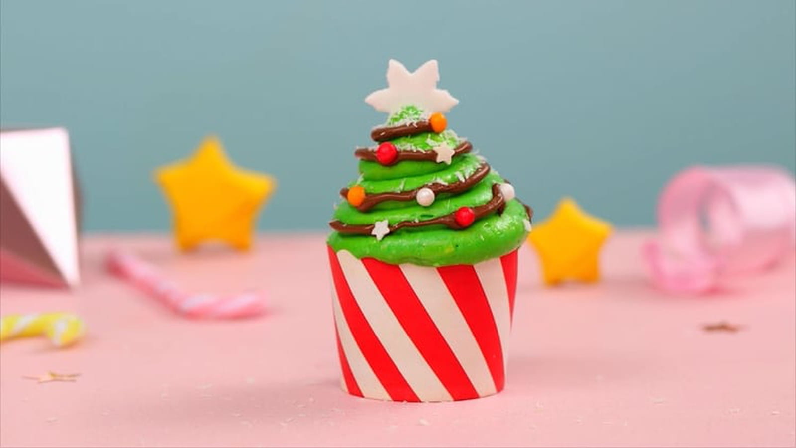 Cupcakes de Noël au Nutella