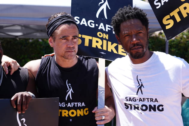 Colin Farrell, sur le piquet de gr&egrave;ve &agrave; Los Angeles