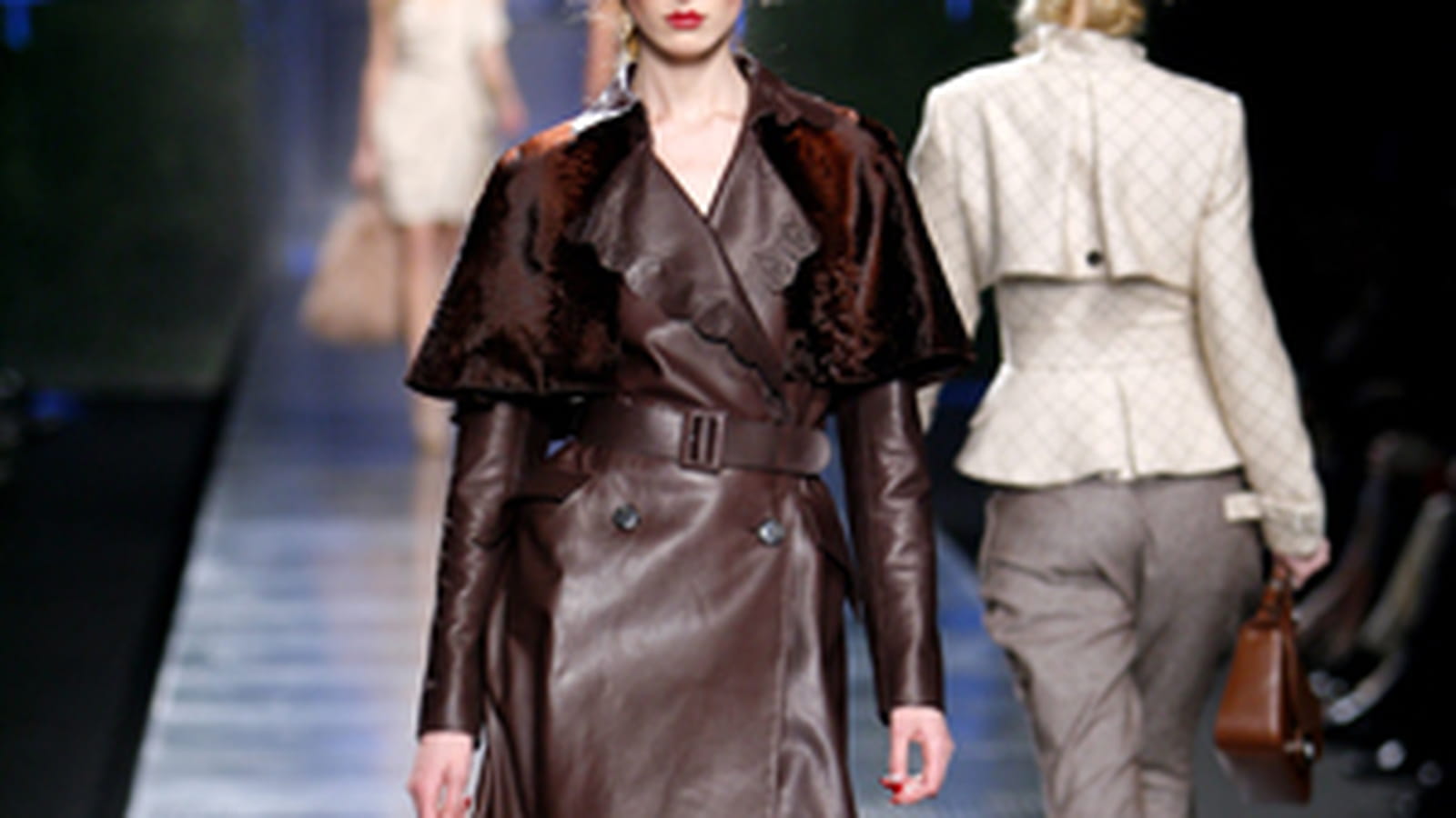 Manteau en cuir