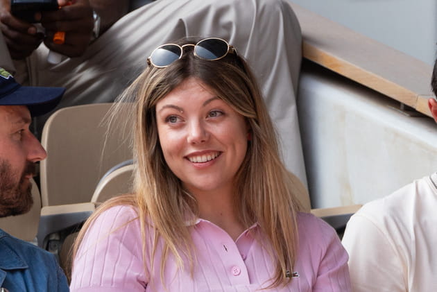 H&eacute;lo&iuml;se Martin rep&eacute;r&eacute;e dans les gradins de Roland-Garros
