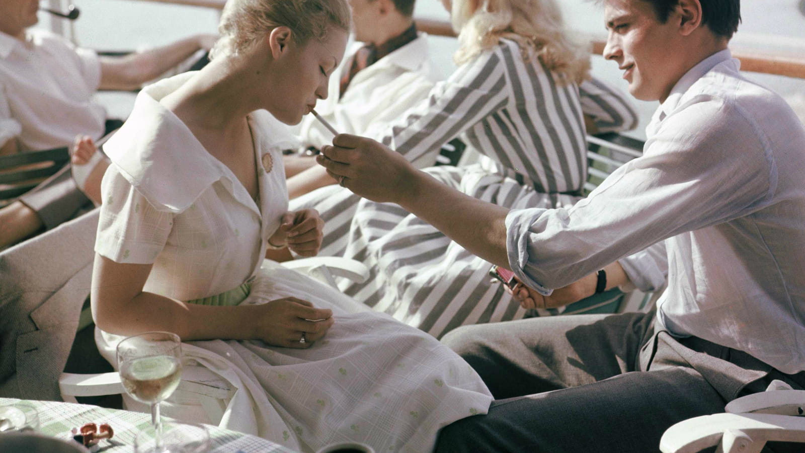 Romy Schneider et Alain Delon