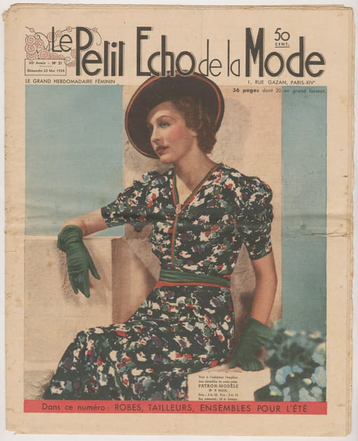Couverture avec photo du Petit Echo de la Mode
