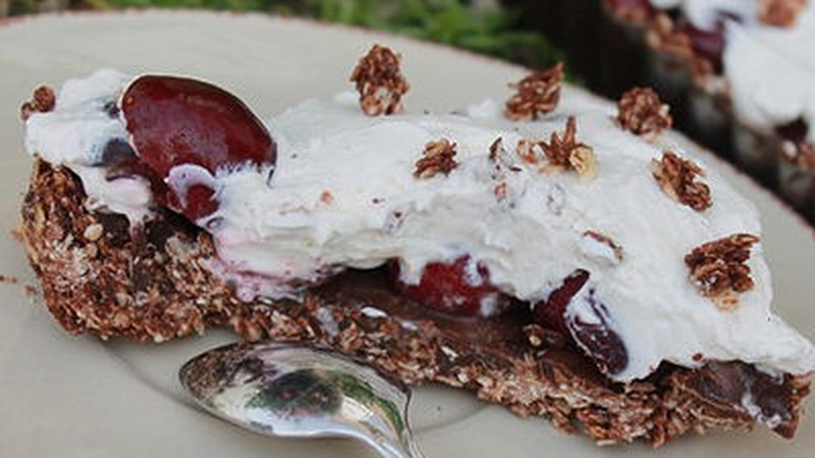 Tarte aux cerises sans cuisson