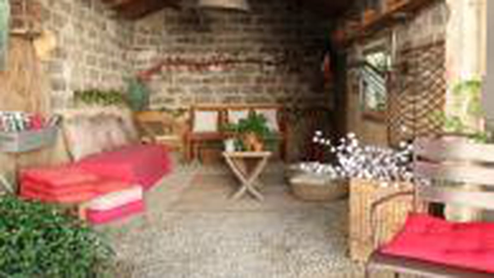 Salon de jardin bohème chic
