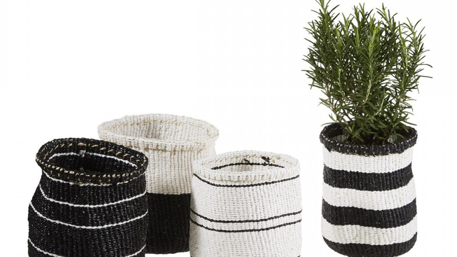 Cache-pot en fibre