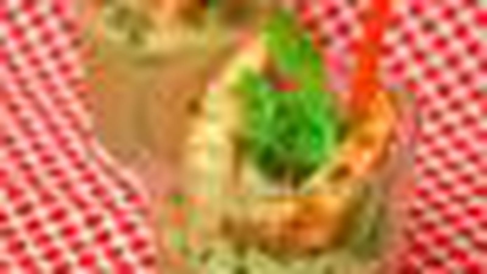 Verrines au pois chiches et crevettes