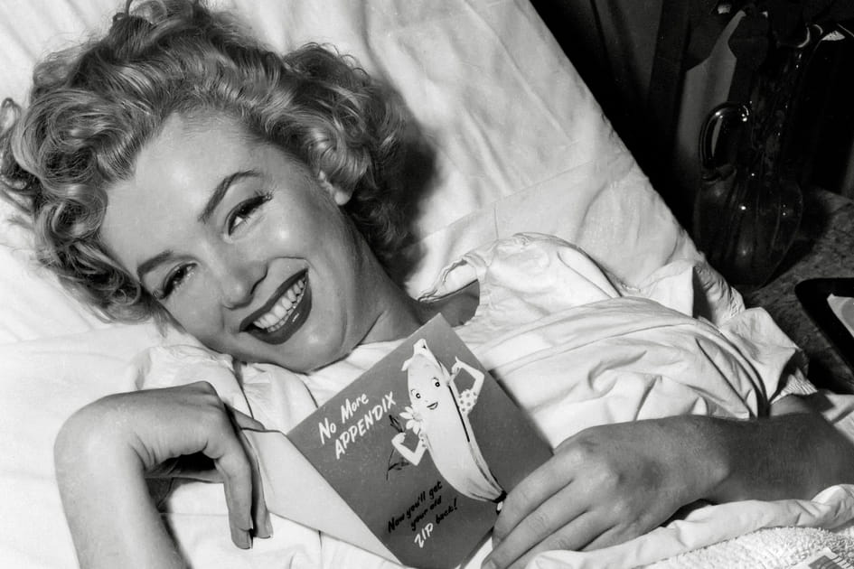 Les sourcils travaill&eacute;s de Marilyn Monroe