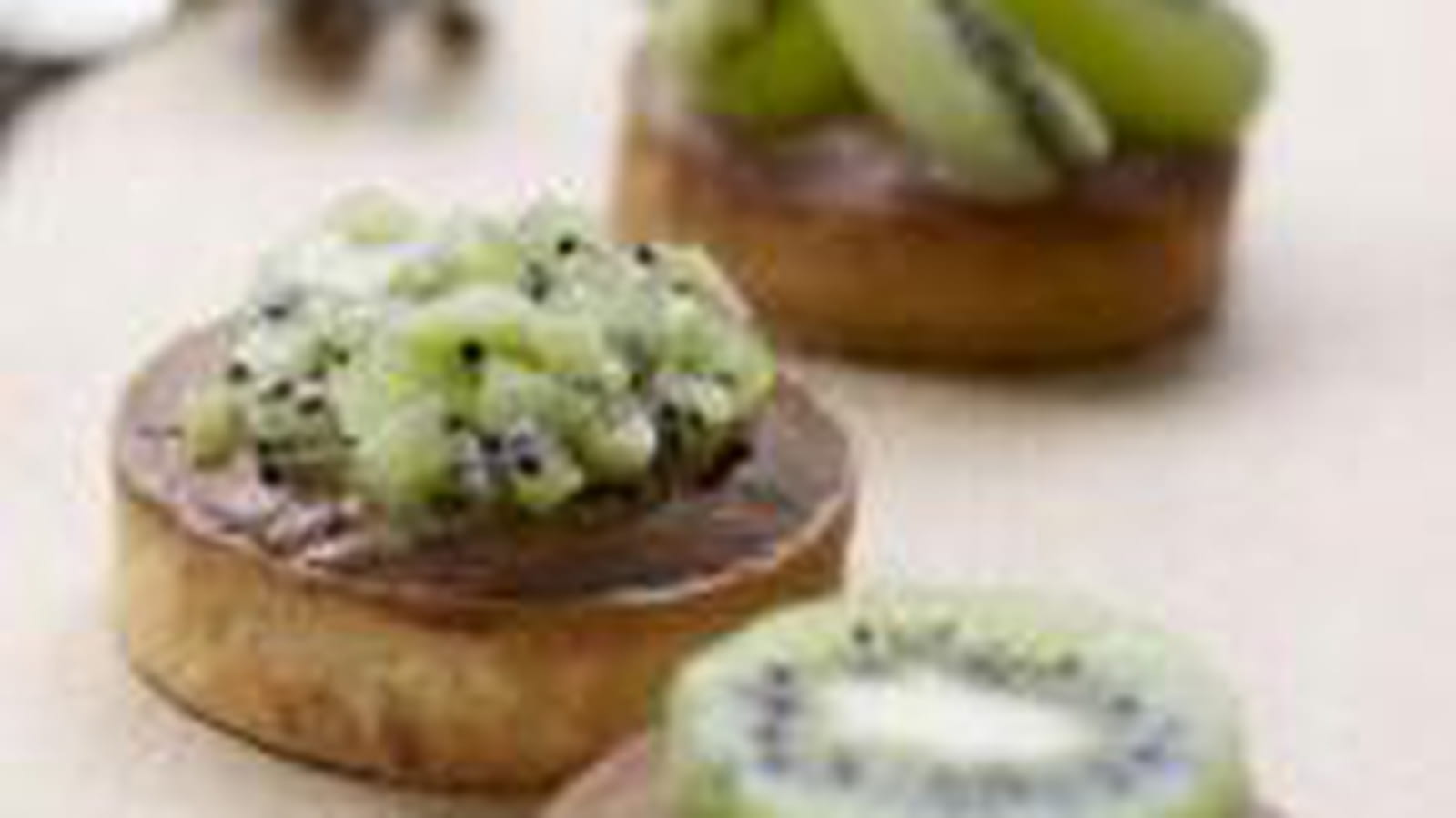 Tarte kiwi et mousse au chocolat