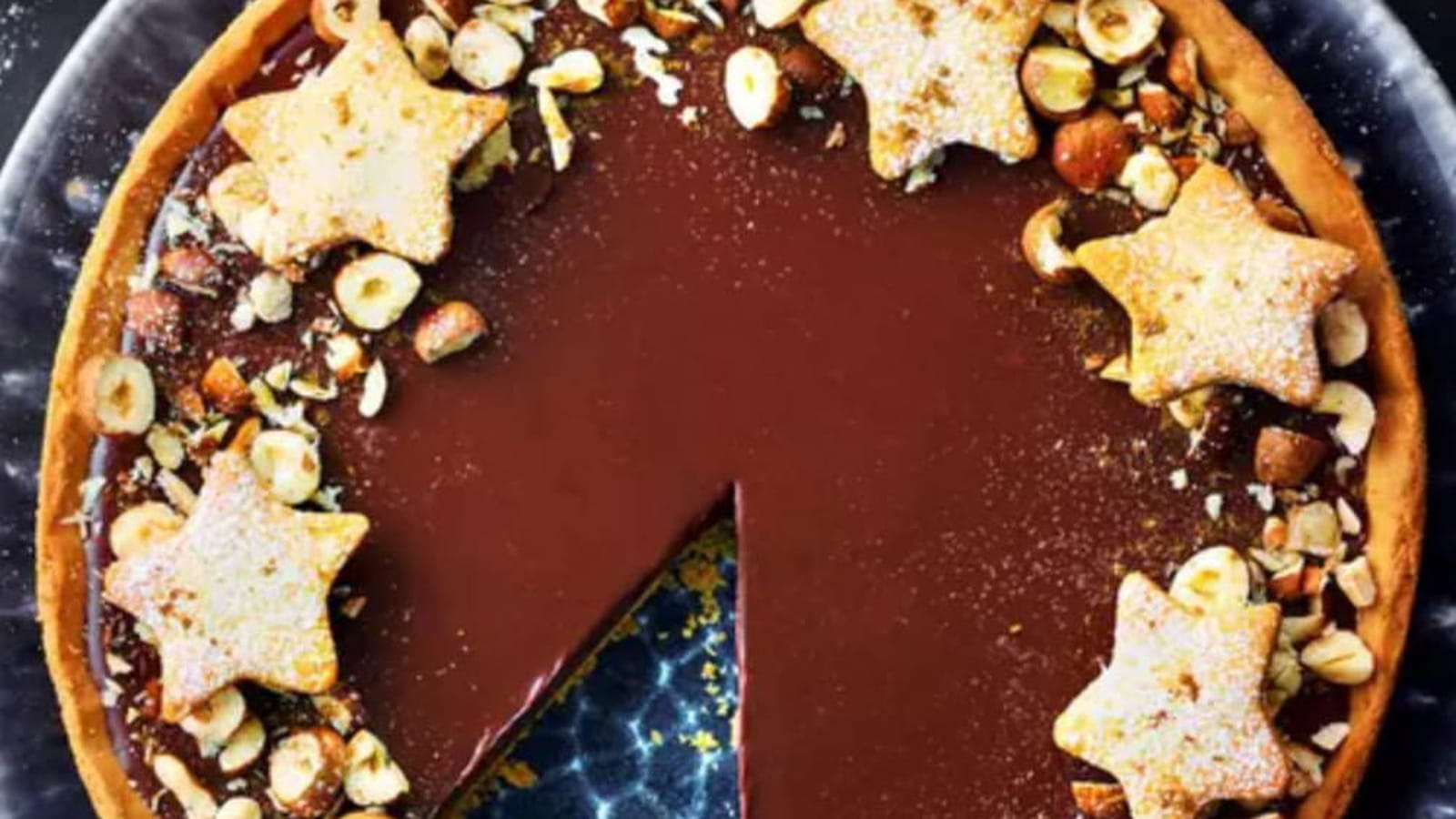 Tarte au chocolat aux épices de pain d’épices